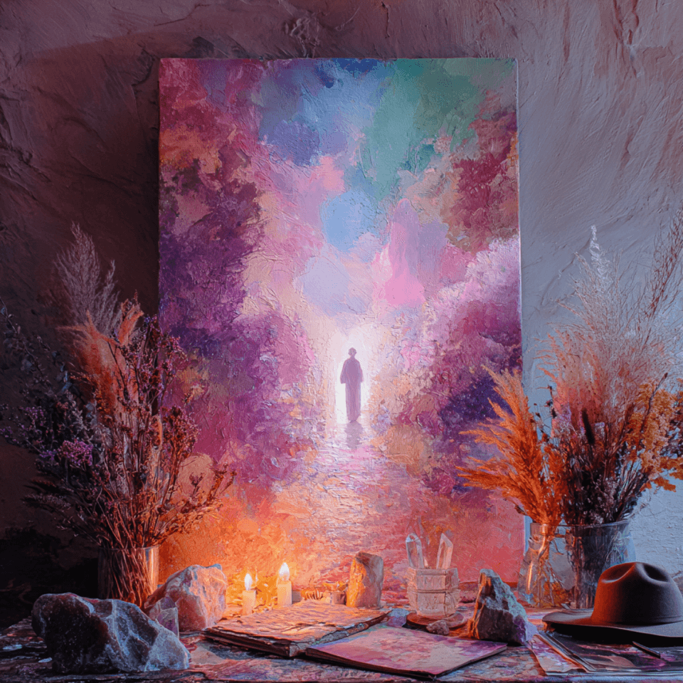 Reading your own paintings